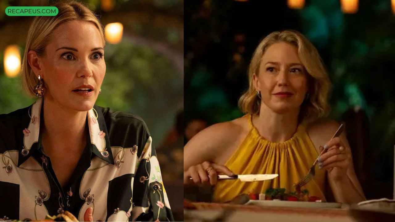 The White Lotus Season 3 Episode 3: Leslie Bibb on the Tense Trump Conversation